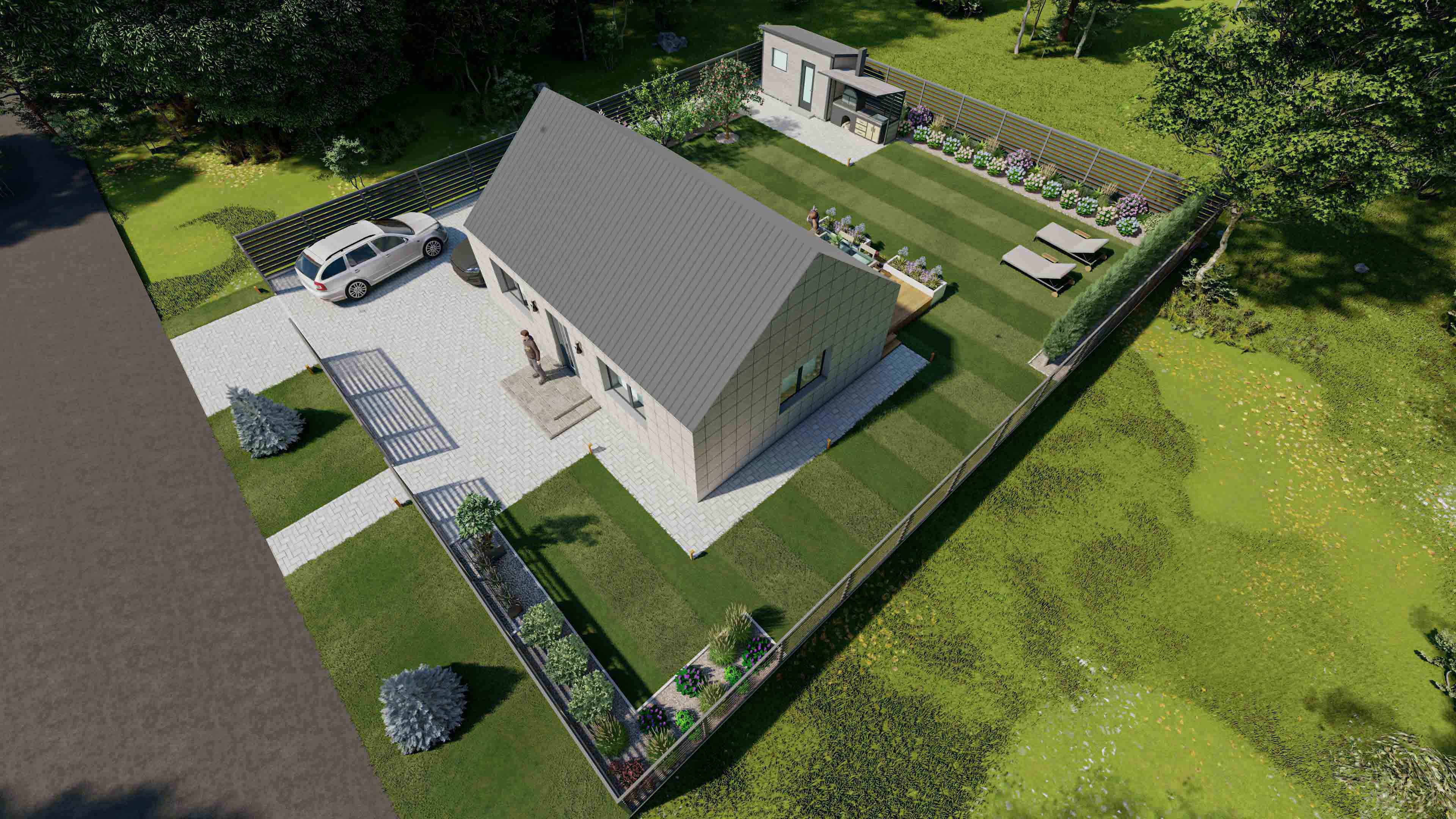 Kraštovaizdžio (landšafto) projekto modelis
